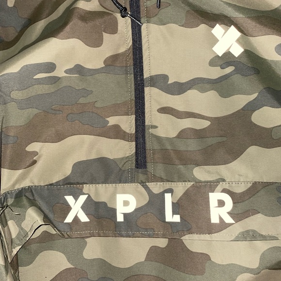 XPLR Green Camo Anorak Jacket - Picture 2 of 4